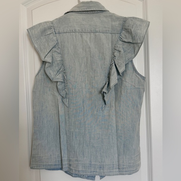 Denim blouse Ralph Lauren used excellent condition - Picture 2 of 2